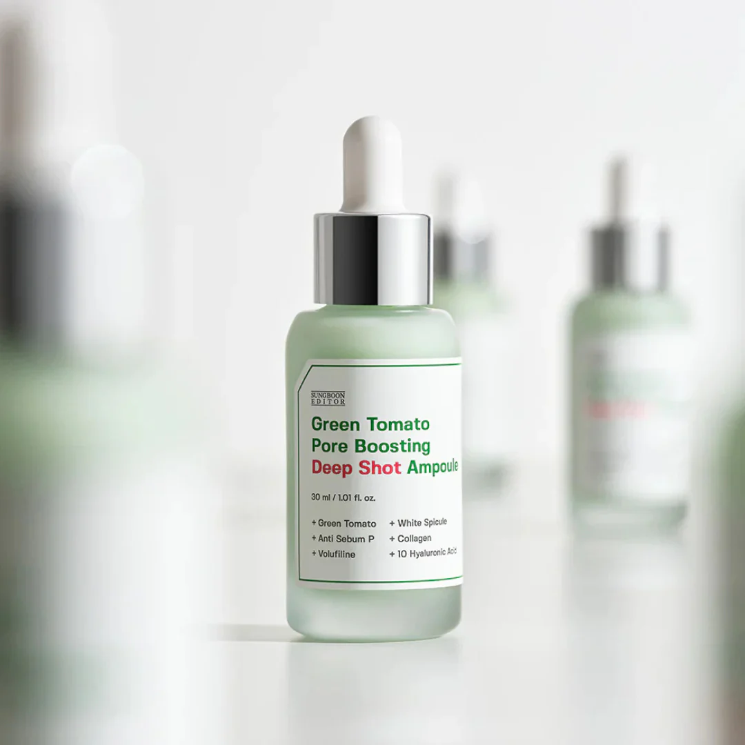 Green Tomato Pore Boosting Deep Shot Ampoule - 30 ml - Image 4