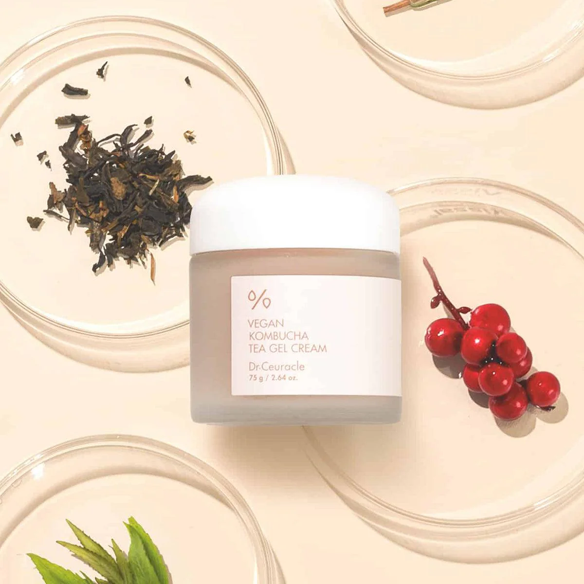 Vegan Kombucha Tea Gel Cream - 75g - Image 4